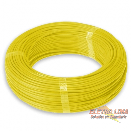 Cabo Flexivel 750V Amarelo - 4,0mm - Cod 3931 -  Conduspar / Corfio / Sil