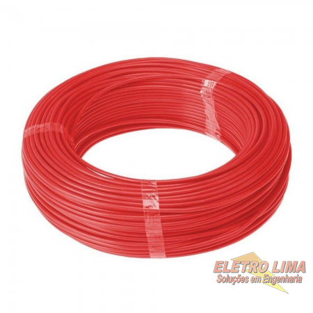Cabo Flexivel 750V Vermelho - 10mm - Cod 3435 -  Conduspar / Corfio / Sil