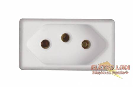 Modulo Tomada 2P+T 20A - Cod 5435 - Giz -  Tramontina