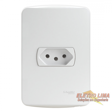 Conjunto 1 Tomada 2P+T 10A  - Cod 6778 - Miluz -  Schneider