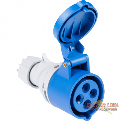 Tomada De Acoplamento Industrial 3P+T 220V - 32A - Cod 8098 -  Tramontina