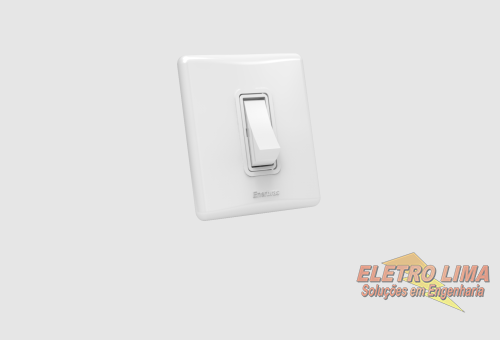 Interruptor 1 Tecla Simples - Cod 1500 - Linha E - Enerbras