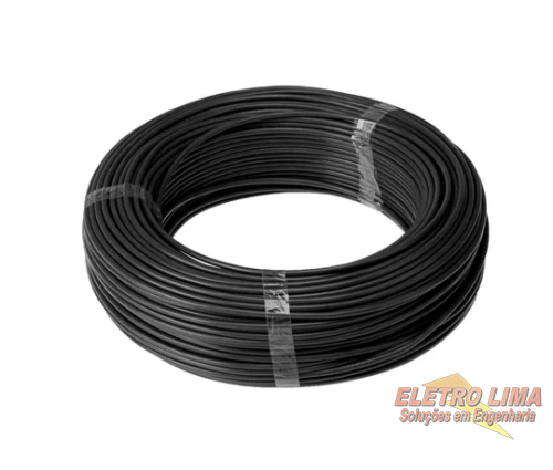 Cabo Flexivel 750V Preto - 2,5mm - Cod 5788 - Outros