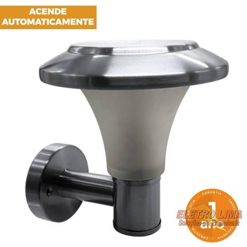 Arandela De Parede Led Inox 6,5W 3000k - Cod 8191 -  Outros