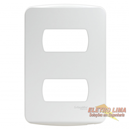 Placa 2x4 - 2 Modulos - Cod 7331 - Miluz -  Schneider