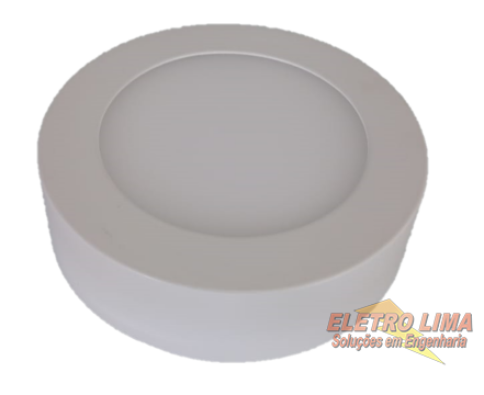 Plafon De Sobrepor Led 6W Redondo 6500k - Cod 6468 Outros