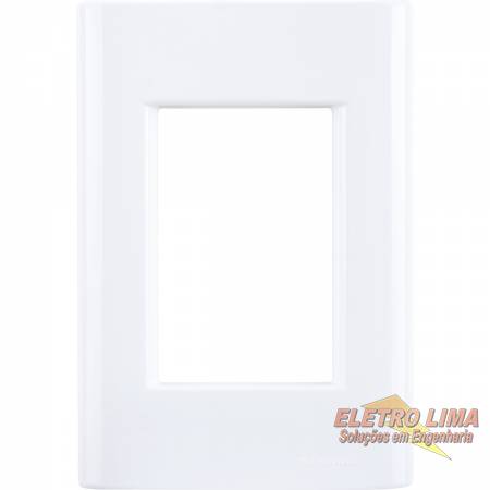 Placa + Suporte 2x4 - 3 Modulos - Cod 9043 - Giz -  Tramontina