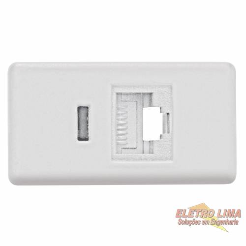 Modulo Tomada RJ11 - Cod 9049 - Lizflex -  Tramontina