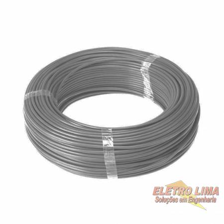 Cabo Flexivel 750V Cinza - 1,0mm - Cod 1162 -  Conduspar / Corfio / Sil