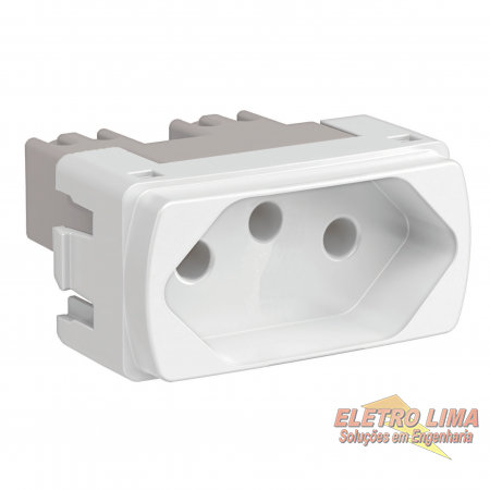 Modulo Tomada 2P+T 20A - Cod 6773 - Miluz -  Schneider