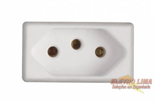 Modulo Tomada 2P+T 20A - Cod 5435 - Lizflex -  Tramontina