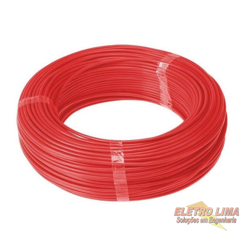 Cabo Flexivel 750V Vermelho - 4,0mm - Cod 2115 -  Conduspar / Corfio / Sil