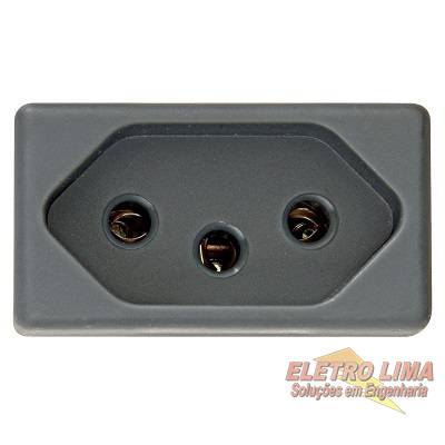 Modulo Tomada 2P+T 20A - Cod 9057 - Giz -  Tramontina