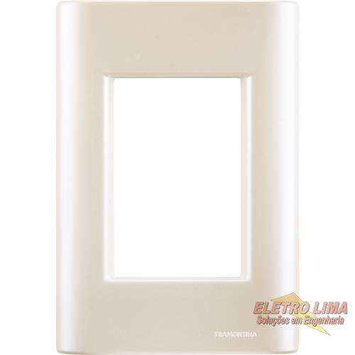 Placa + Suporte 2x4 - 3 Modulos - Cod 9044 - Giz -  Tramontina
