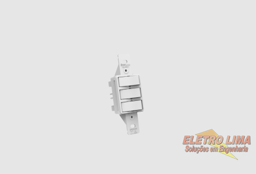 Interruptor 3 Teclas Simples - Cod 2576 - Artis - Enerbras