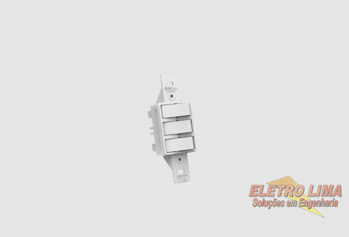 Interruptor 3 Teclas Simples - Cod 2576 - Artis - Enerbras